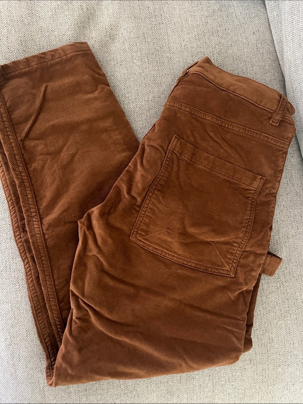 Rust Brown Corduroy Pants
